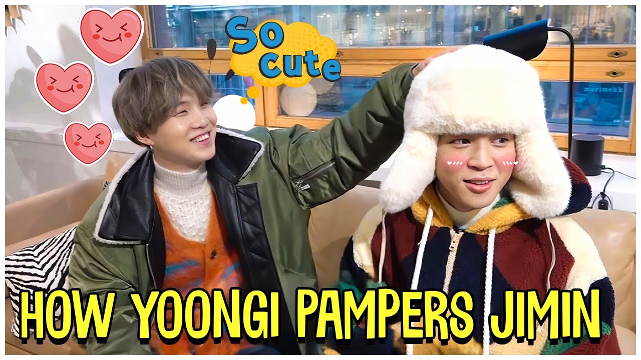 Как Юнги ухаживает за Джимином BTS