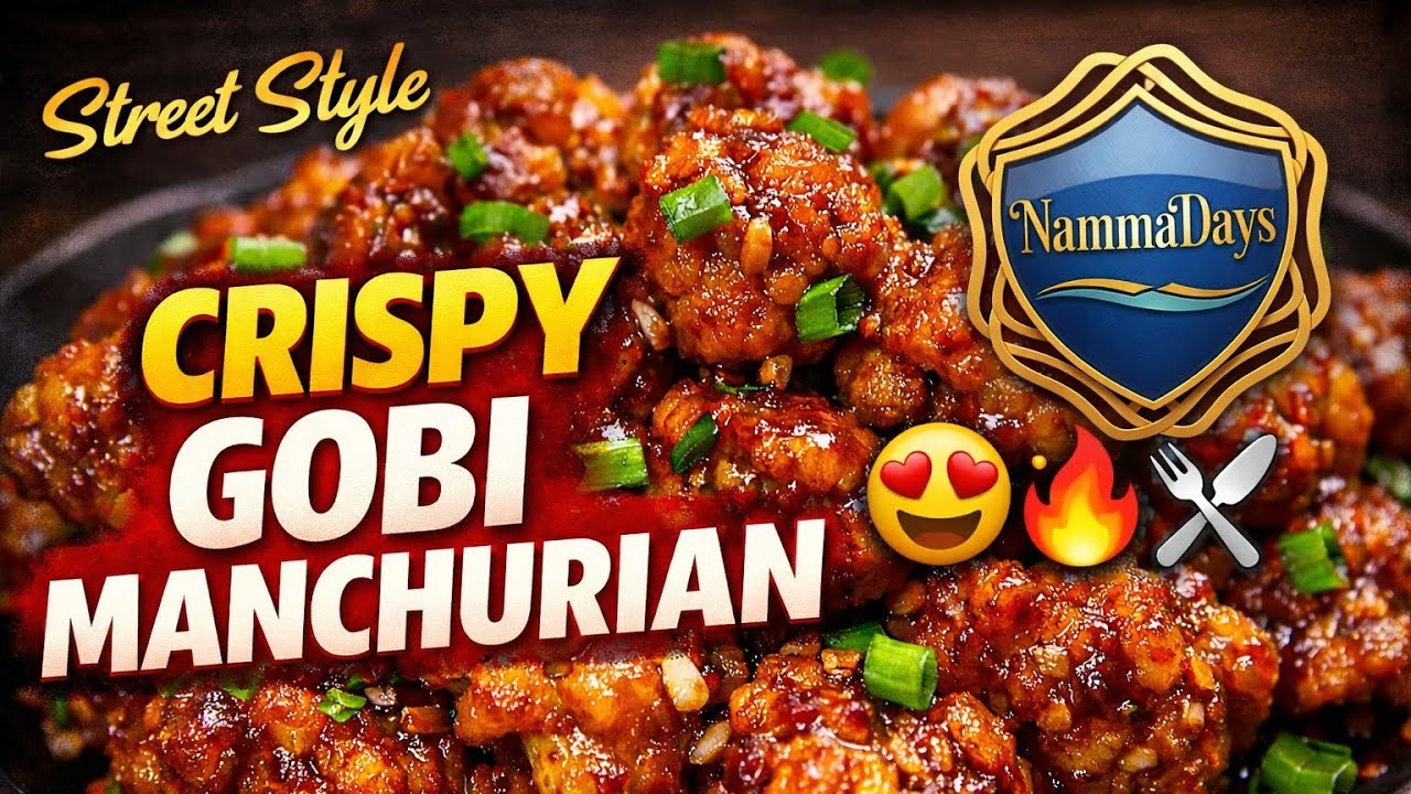 Crispy Gobi Manchurian Recipe | Street Style Cauliflower Manchurian at Home