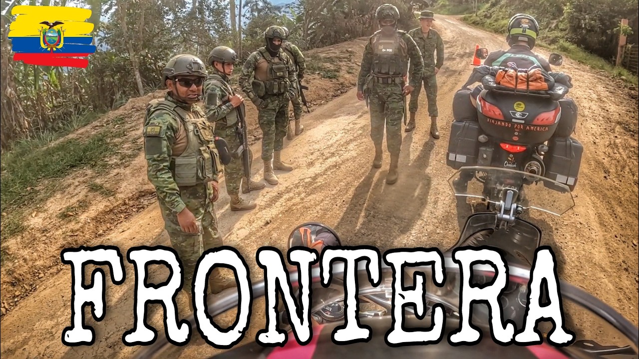 ASI nos TRATAN en la FRONTERA de ECUADOR y TUVIMOS que VIAJAR de NOCHE/ E.92 AMERICA en MOTO