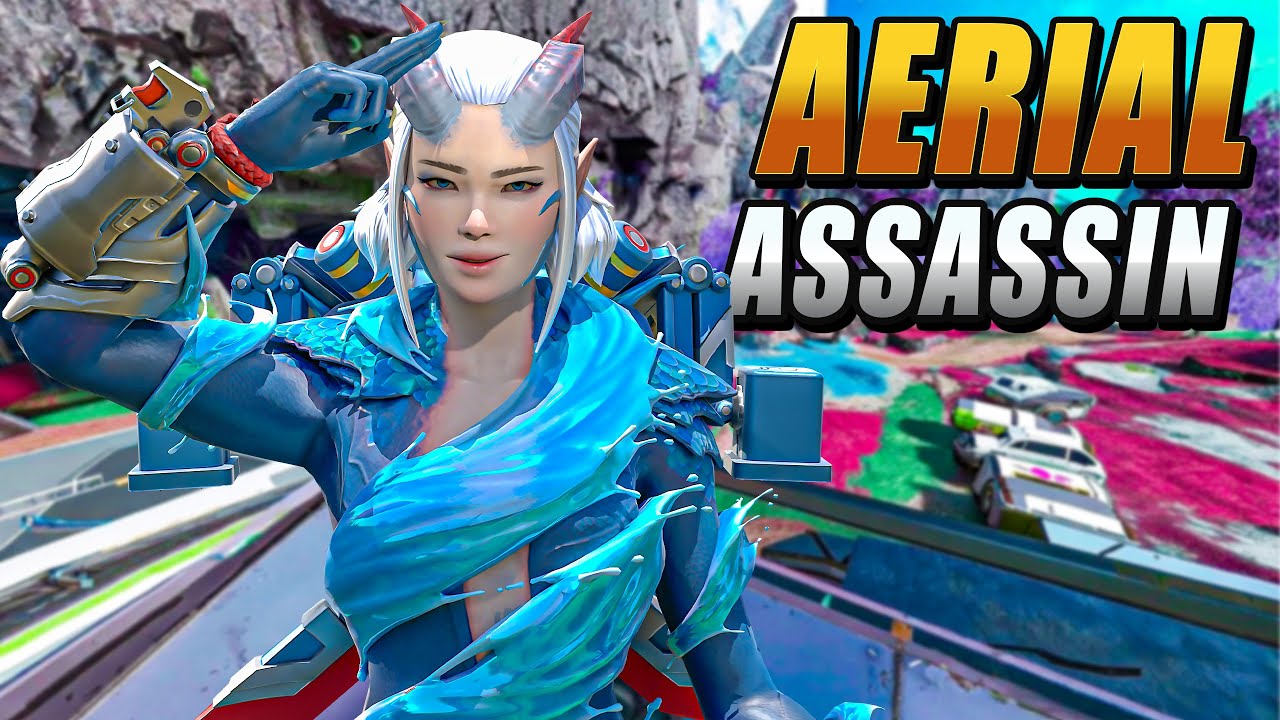 Видеомонтаж с Валькирией, совершающей стремительную бойню | Apex Legends