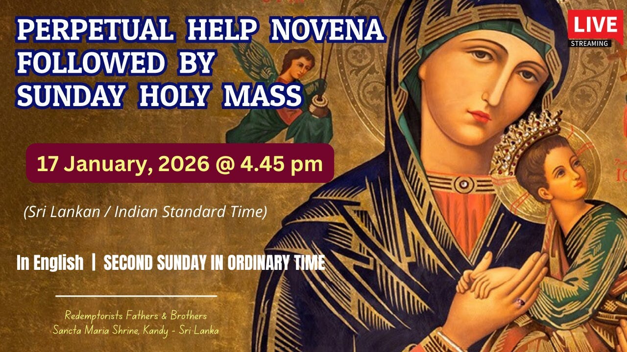 🔴LIVE || NOVENA DEVOTION TO OUR MOTHER OF PERPETUAL HELP AND SUNDAY HOLY MASS I In English