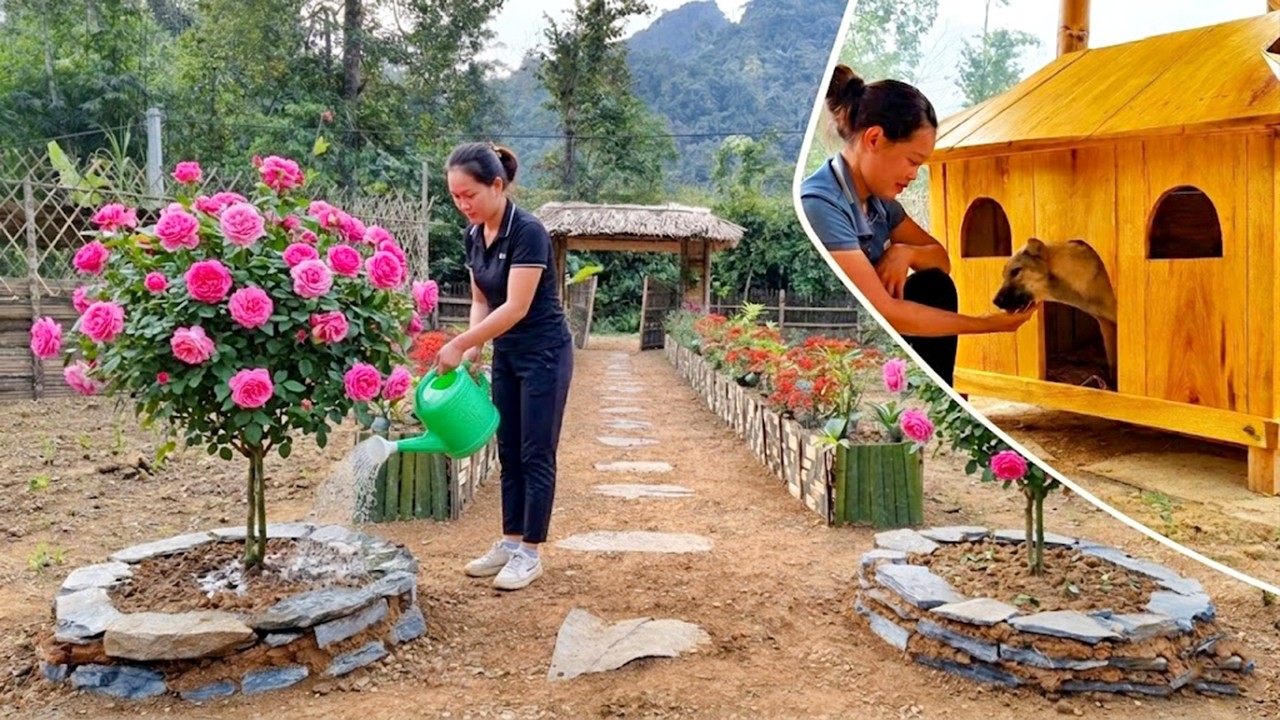 How I Built My Dog House & Planted A Beautiful Rose Garden | 90 Mins Full Movie