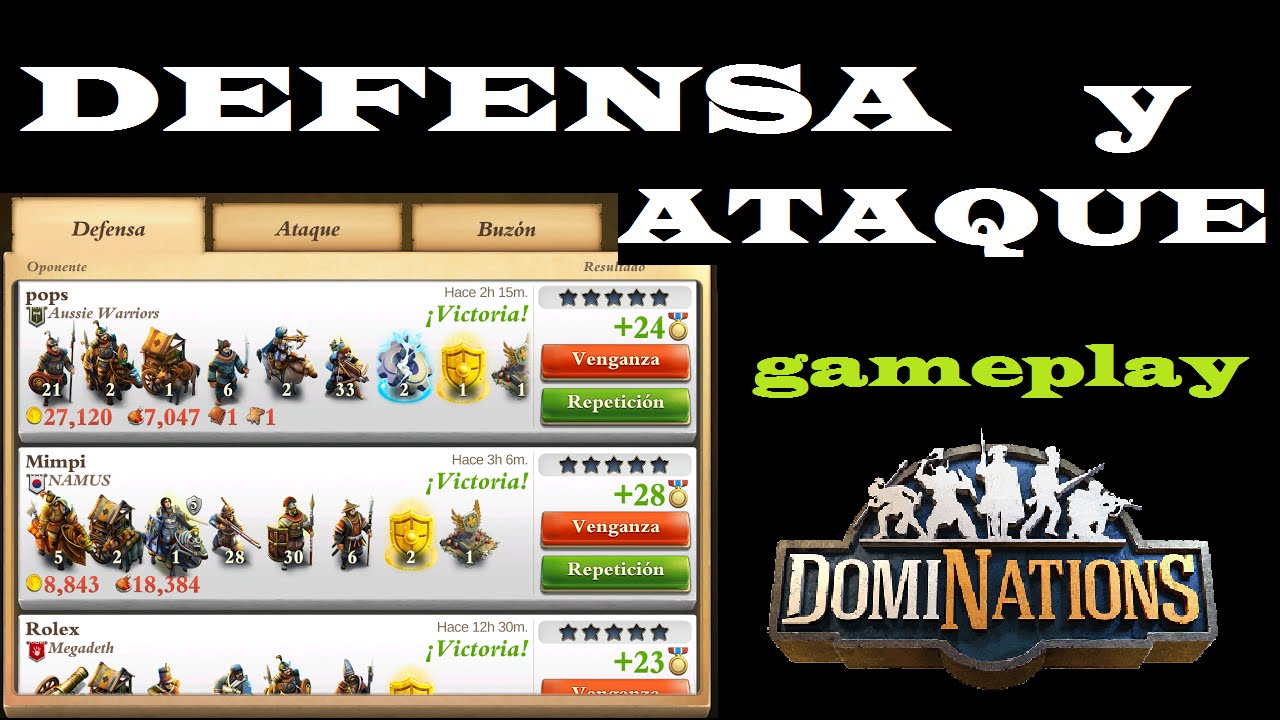 Mi mejor formacion de ataque y diseño de aldea - DomiNations HD