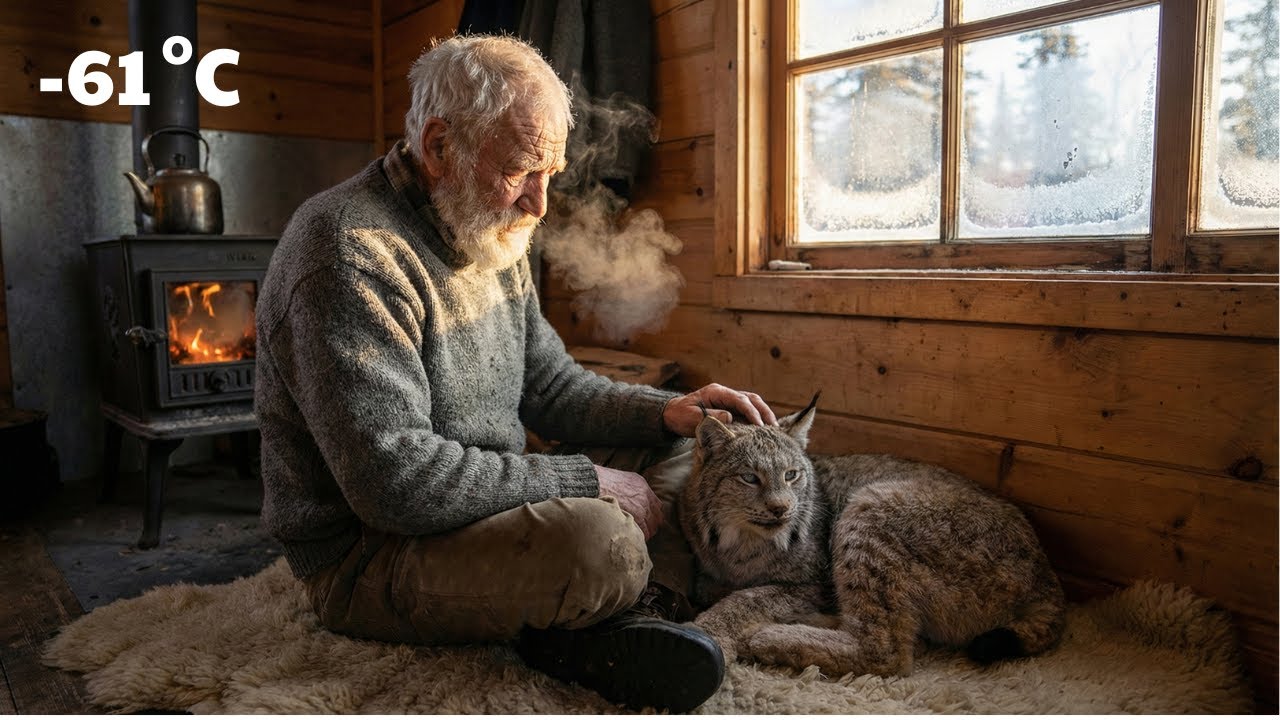 Living Alone at -61&deg;C with a Blind Lynx, Daily Life Inside an Alaskan Cabin