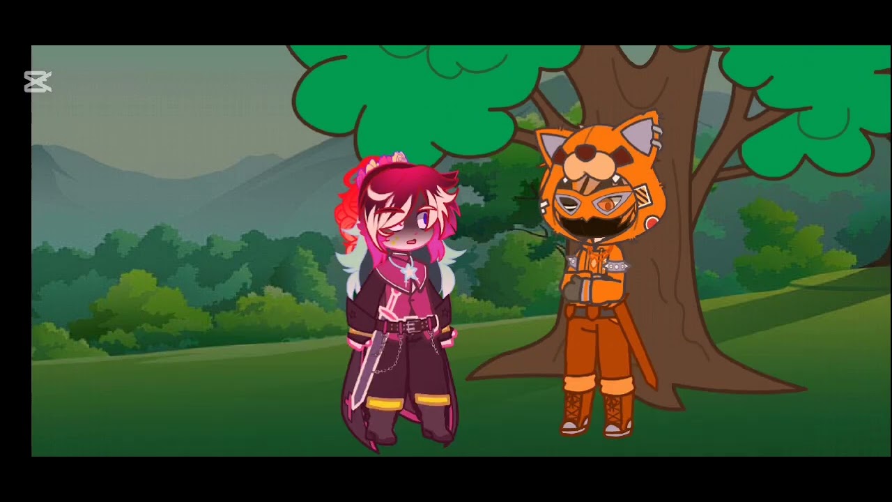 Oye mapache que te pasa!?//meme + algo random//GN//Zipo Chuck Bird//no original//#humor #gacha 