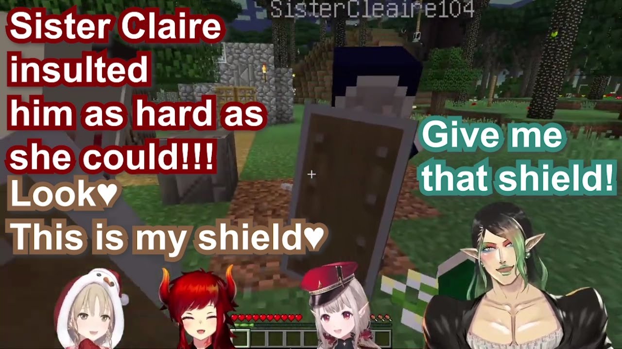 【Eng Subs】Even Sister Claire insults Hanabatake Chaika【Elu Dola Claire Chaika Nijisanji】
