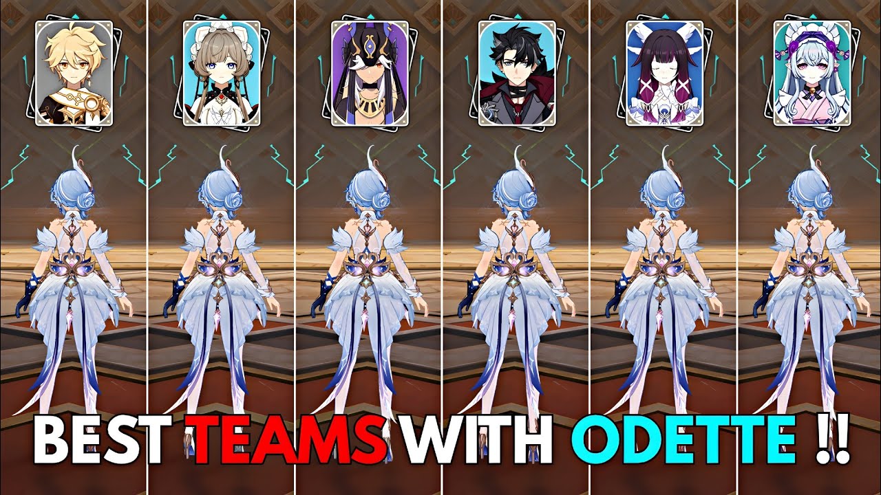 [CE SERVER] 10 BEST Teams for Odette! Genshin Impact