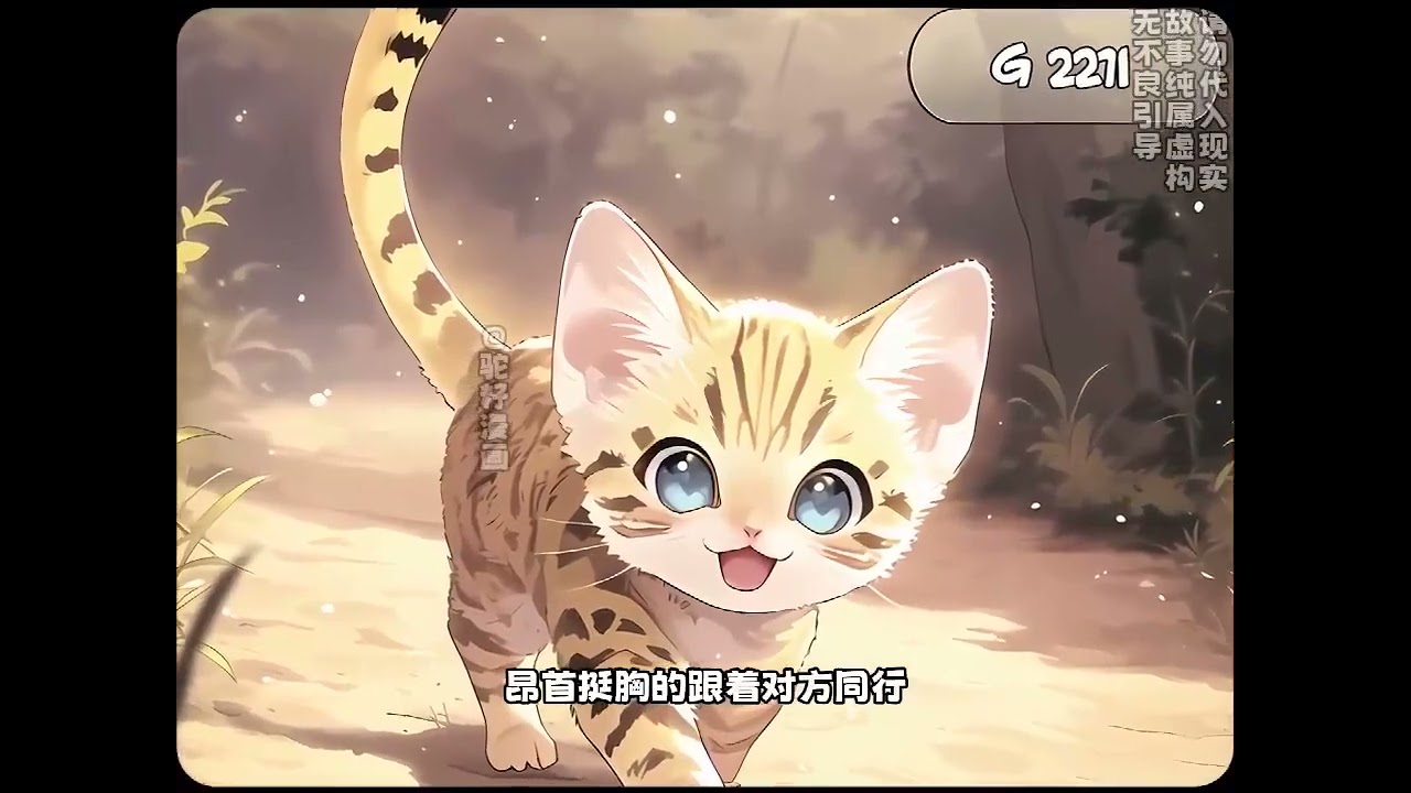 完结《猫猫求生倒计时》新生代演员许棉在家里看动物世界，出家门的下一秒就来到了一片原始森林。开局一只猫，食物全靠捡。许棉被迫开始一场求生之旅，后来偶遇一只老虎大佬，成功找到了免费饭票。