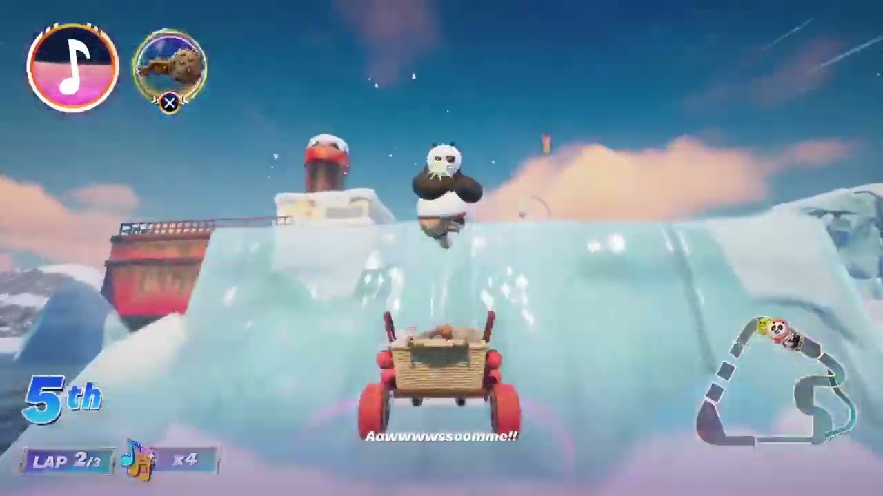 Po Baby Corp  Cup  (Lightning) Dreamworks All-Stars Kart Racing