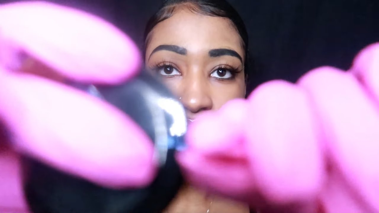 ASMR - Measuring Your Face Role Play (Soft Spoken|Gum Chewing|Mouth Sounds|Personal Attention|Light)