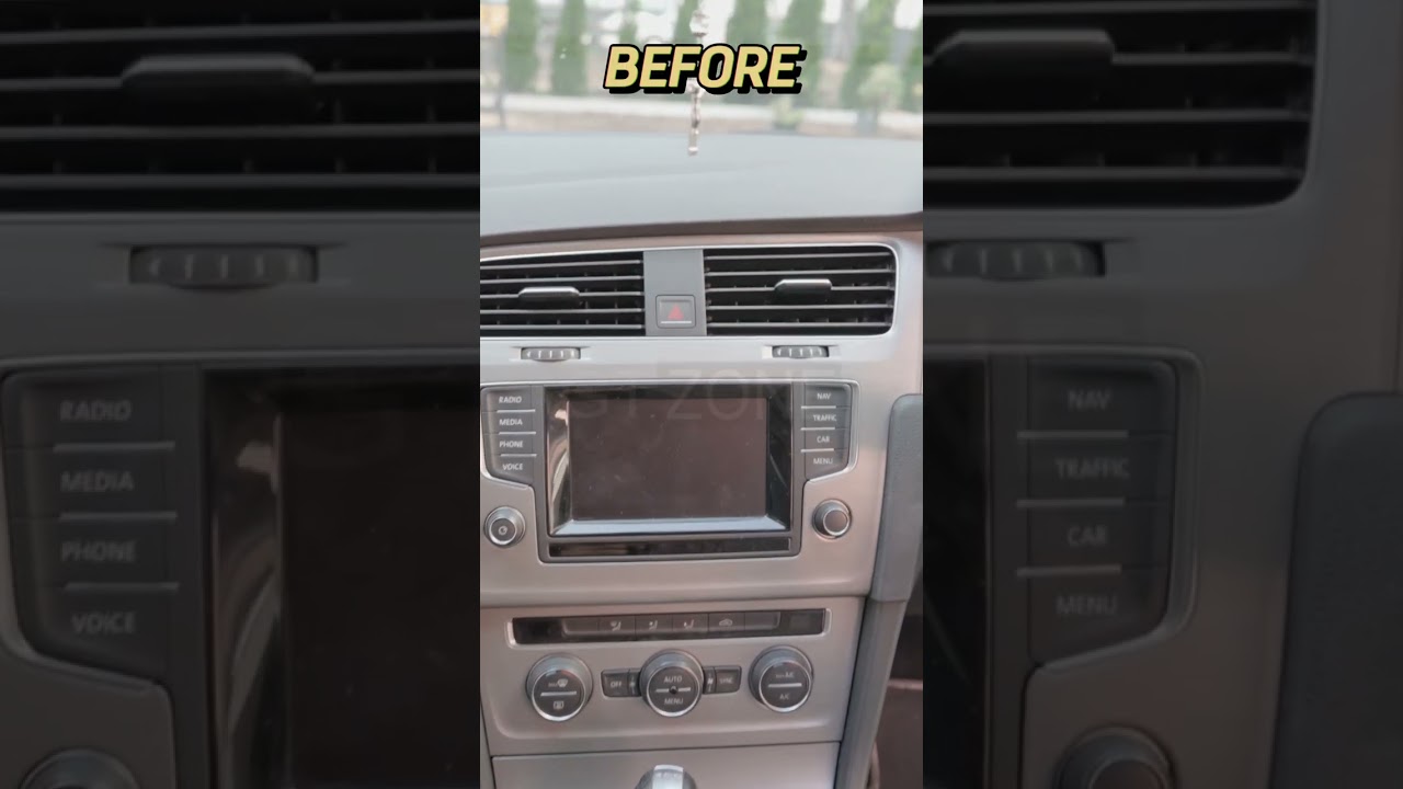 Volkswagen Golf Mk7 2013 Wireless Apple Carplay & Android Auto Car Stereo Upgrade