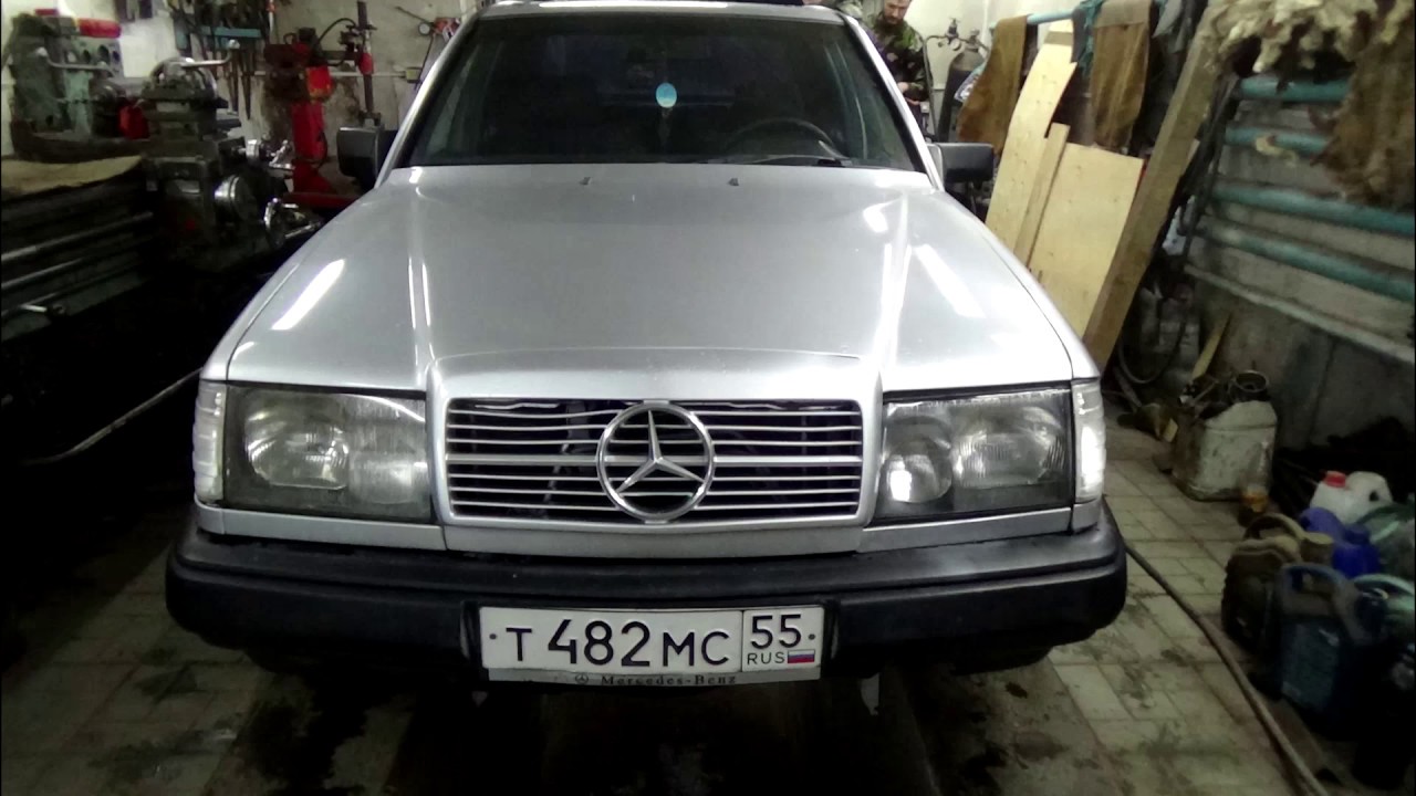 Замена свечей накала, Мерседес 124 3,0 Д.