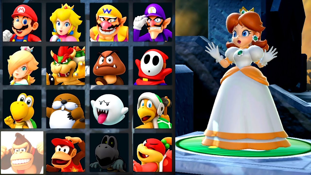 【スーパーマリオパーティ】 バッタンのドミノ遺跡デイジーVsルイージVsヨッシーVsクッパJr(CPU最強 たつじん)