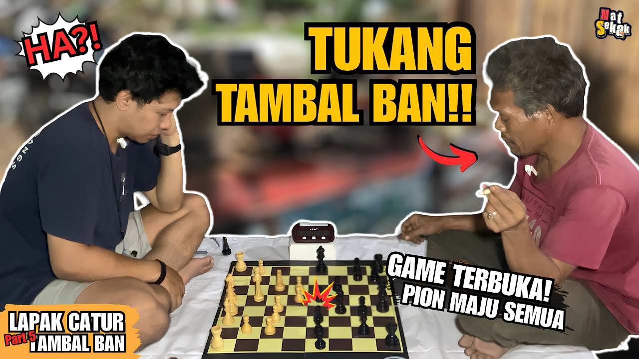 AGRESIF MAINNYA !! GAME TERBUKA SALING SERANG !! PENANTANG TERAKHIR KANG TAMBAL BAN !! Catur Jalanan