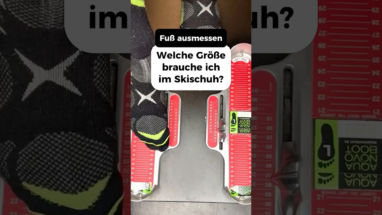 Welche Gr&ouml;&szlig;e brauche ich im Skischuh?