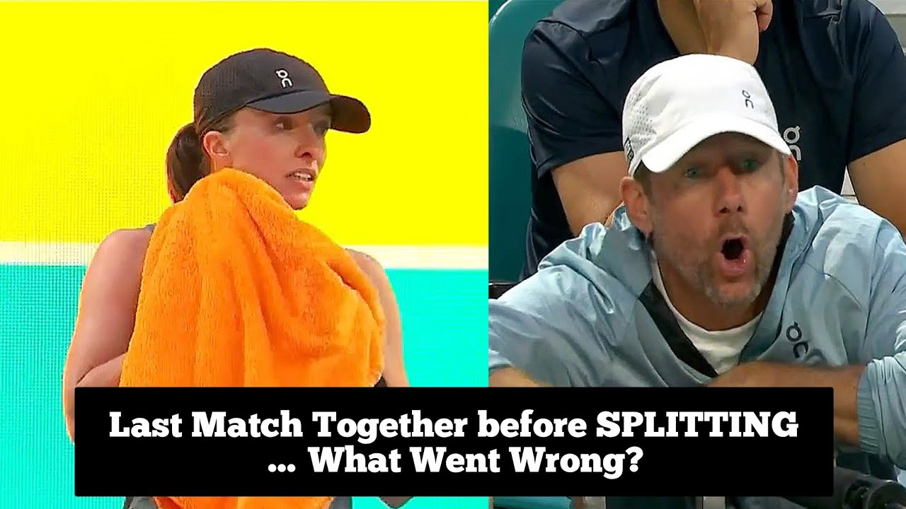 Iga Swiates splits with Coach Wim Fissette - Last Coaching Advice in Miami Open 2026