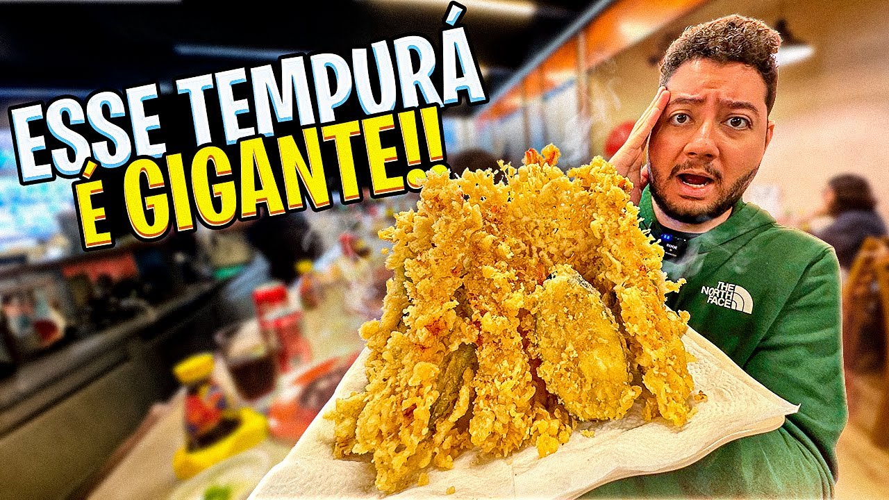 O MAIOR tempurá de SP no MUGUI NA LIBERDADE + compras no mercadinho chinês (JIA HE)