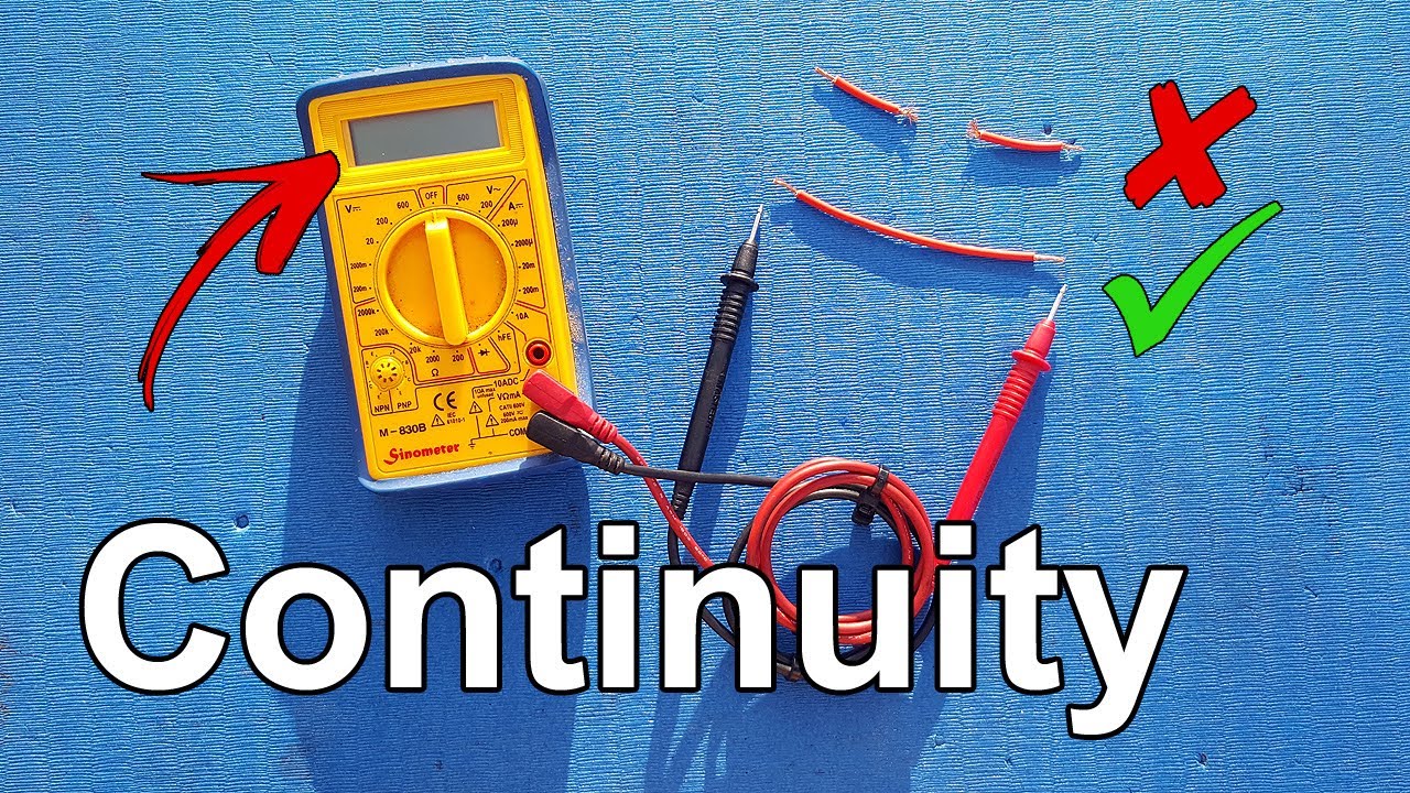 How to Test for Continuity in an Electrical Circuit Using a Multimeter | Tech Tip 31