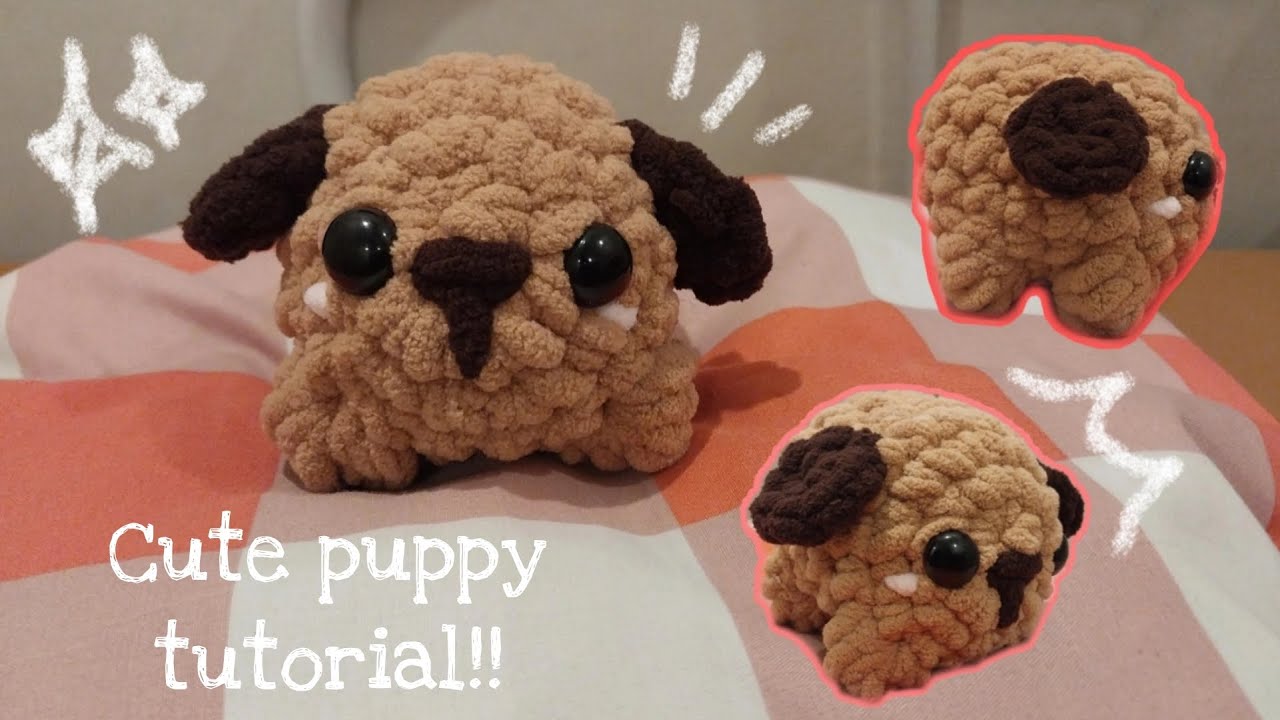 Crochet puppy tutorial (beginner) | dog amigurumi