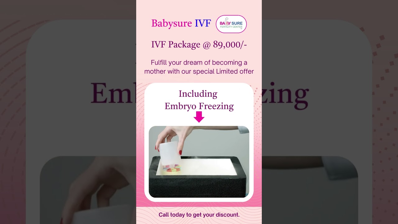 Babysure IVF Package @ 89,000/-  #babysureivf #ivf