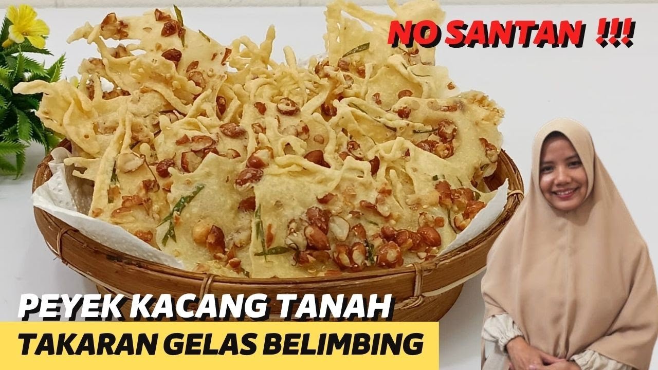 CAMPUR SEMUA BAHAN, GAK NYANGKA TEPUNG KETAN JADI PEYEK KACANG SUPER ENAK & KRIUK BANGET‼️
