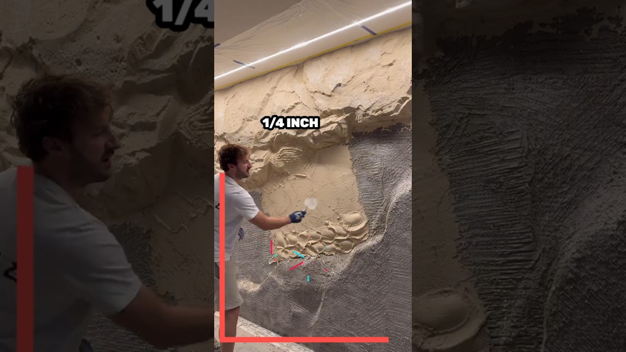 This DIY Fake Stone Wall Hack Looks So Real 🤯 @Inimitez
