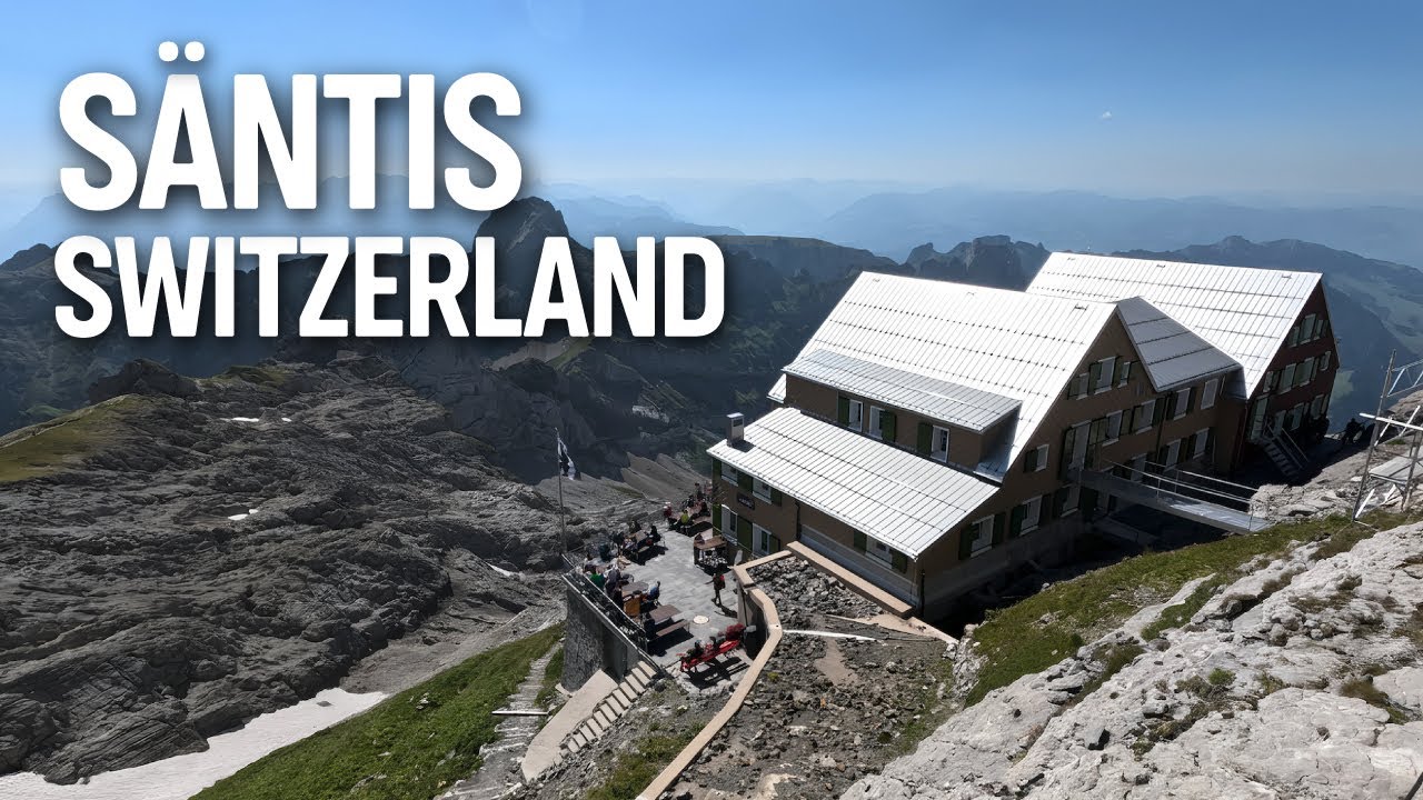 Säntis, Switzerland 🇨🇭 Walking Tour 4K