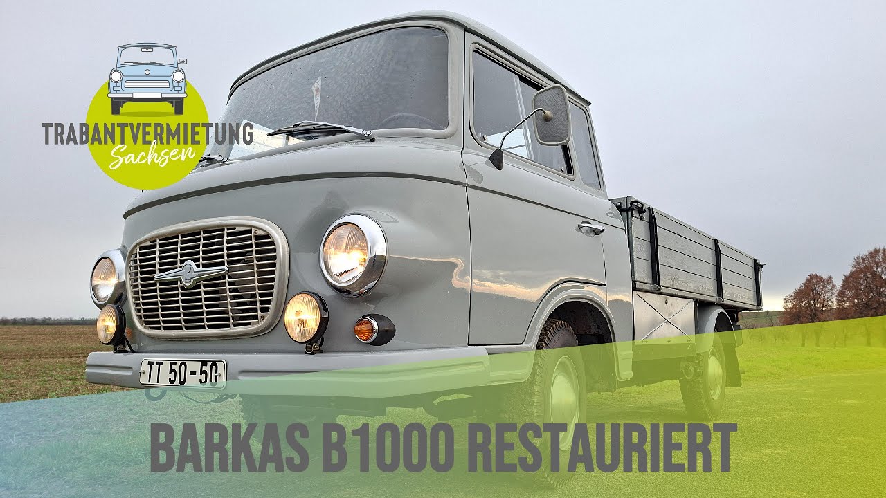 Barkas B1000 liebevoll restauriert - ein Barkas der Deutschen Reichsbahn lebt weiter