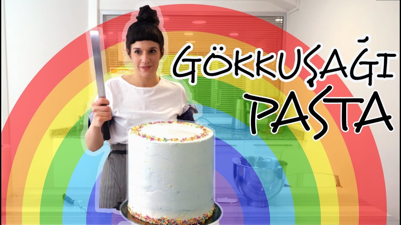 GÖKKUŞAĞI PASTA / RAINBOW CAKE - pastacılık yaz okulu