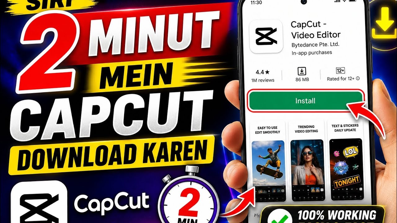 Capcut download in india| Capcut download in android|Capcut pro download|Capcut app download link 