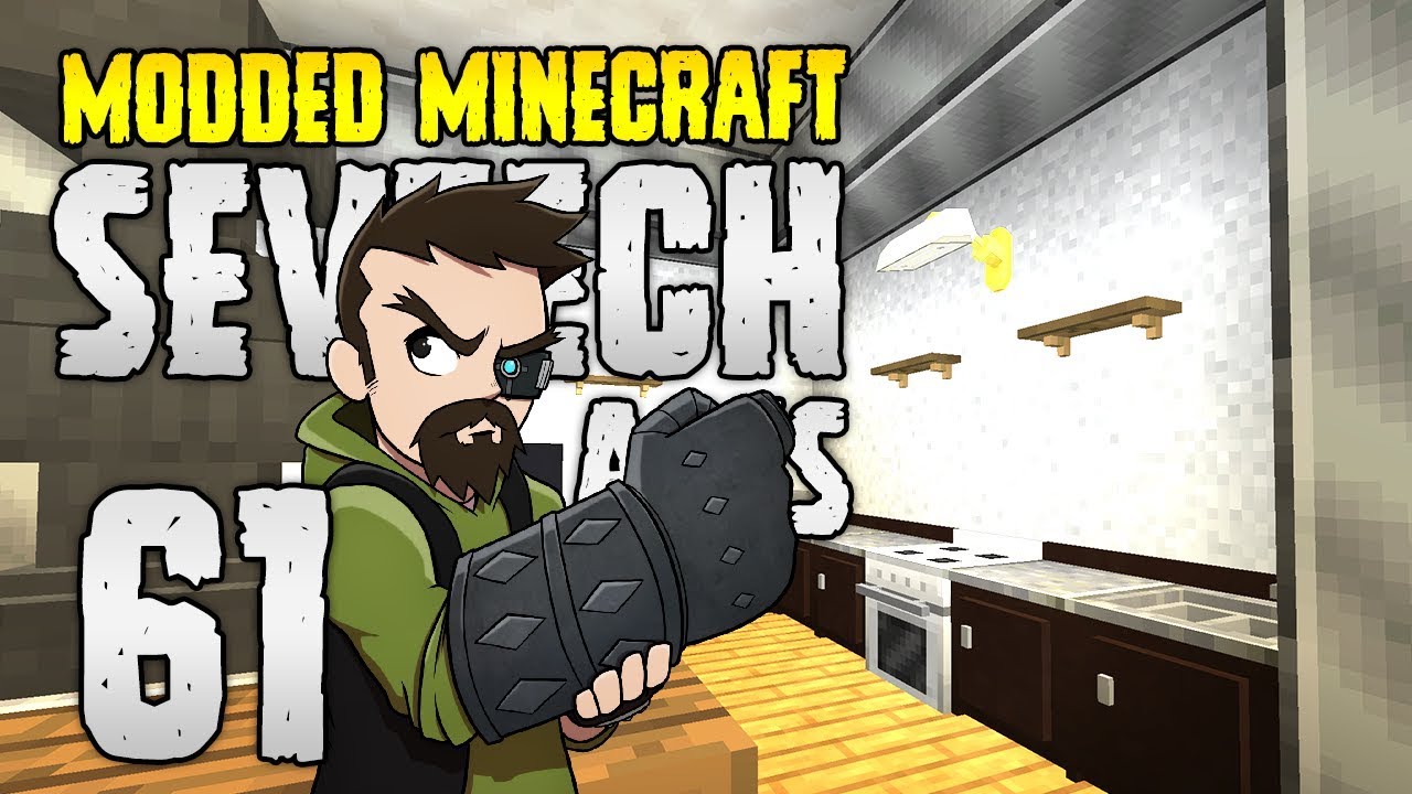 Minecraft SevTech: Ages | 61 | Modern USELESS Kitchen | Modded Minecraft 1.12.2