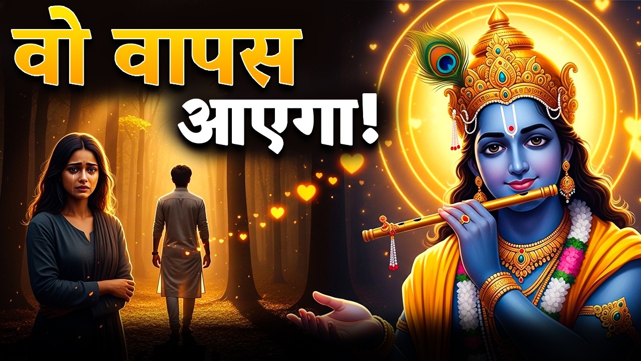 🔴 Krishna Sandesh : वह इंसान तड़प रहा है आपसे मिलने के लिए! 😭 श्री कृष्ण का गुप्त संदेश.!