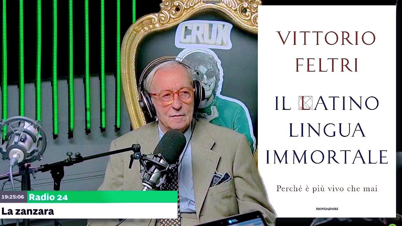 Vittorio Feltri: il latino lingua immortale - La Zanzara 18.10.2024
