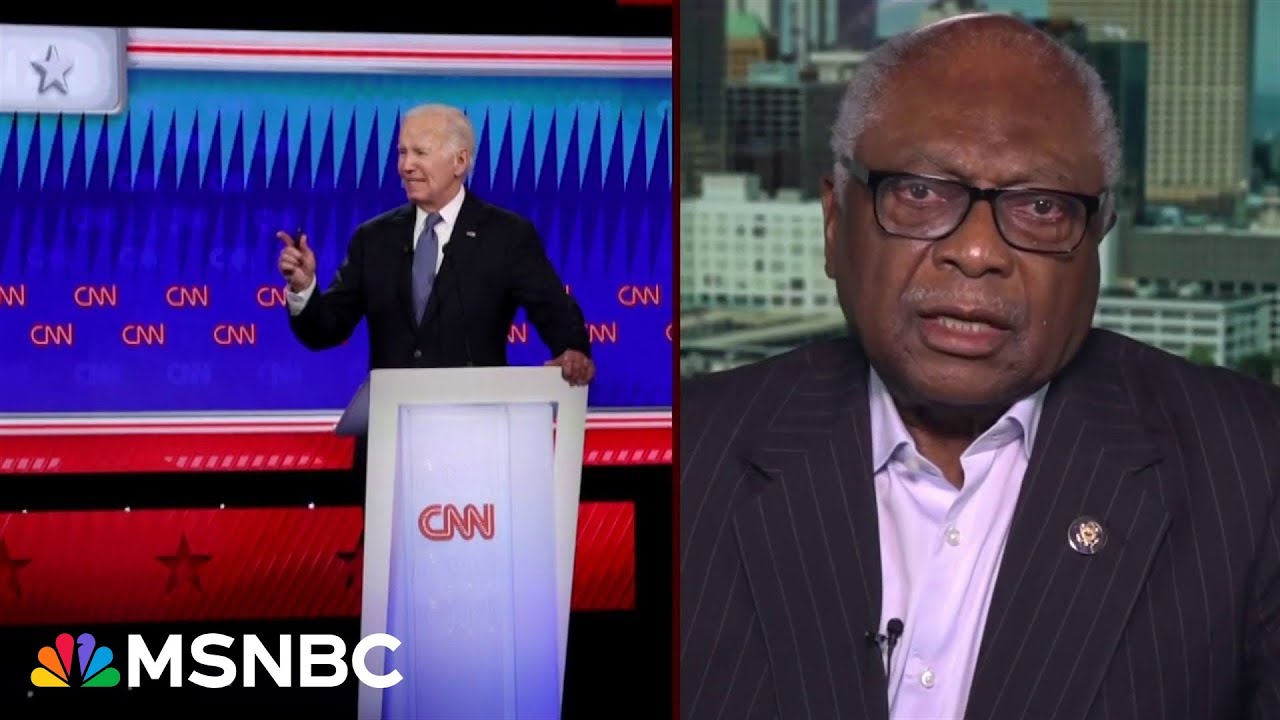 'I'm sticking with him': Rep. Clyburn reaffirms his support for Joe Biden