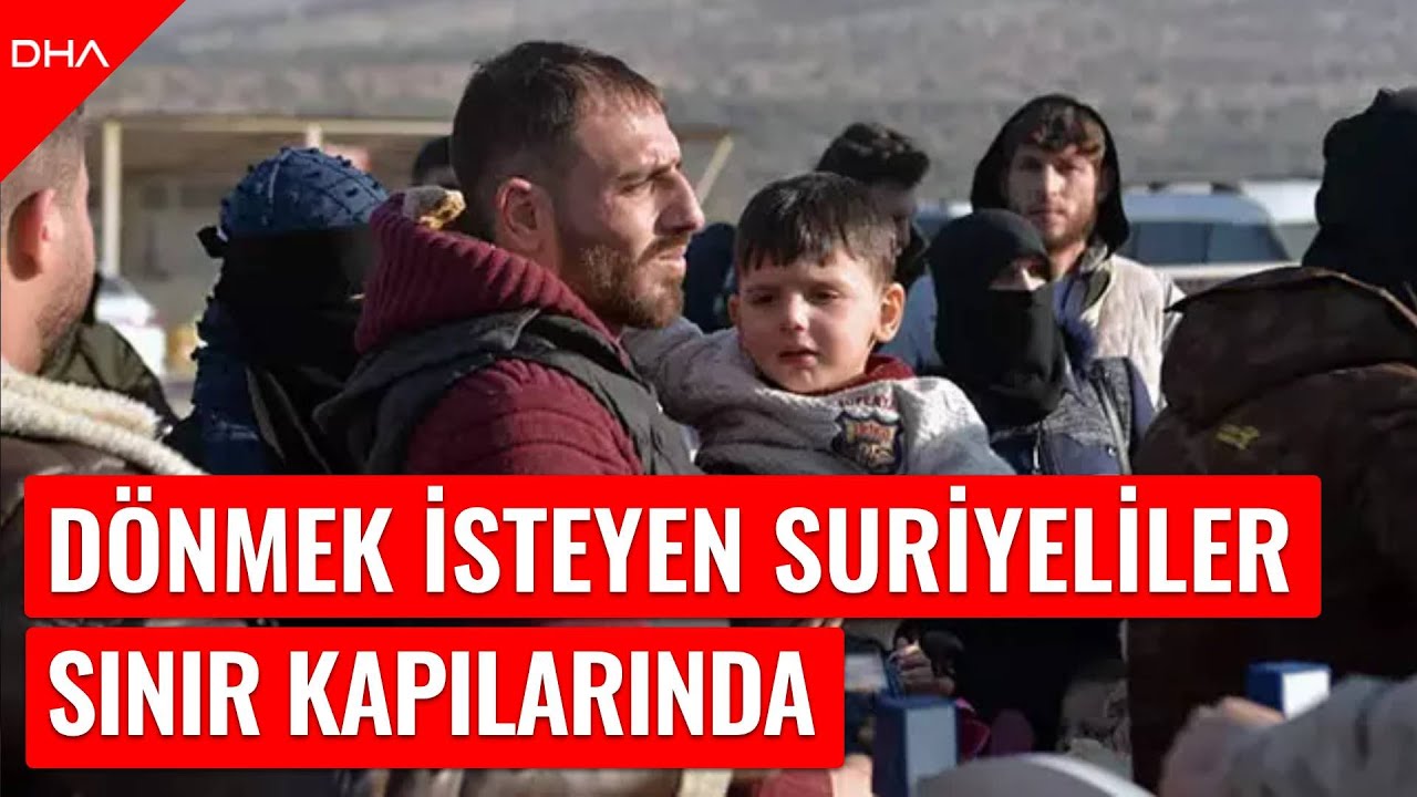 Ülkelerine dönmek isteyen Suriyeliler, Cilvegözü Gümrük Kapısı’nda