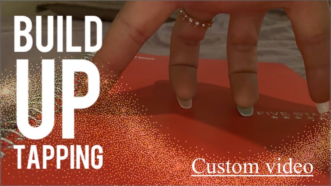 ASMR: 15 mins of lofi build up tapping/scratching! Katherine's Custom video! (No talking)