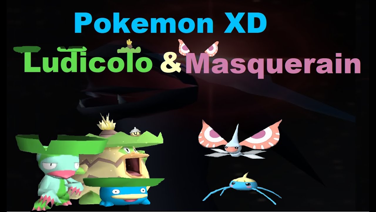 Испытание дуэта Pokemon XD Ludicolo и Masquerain