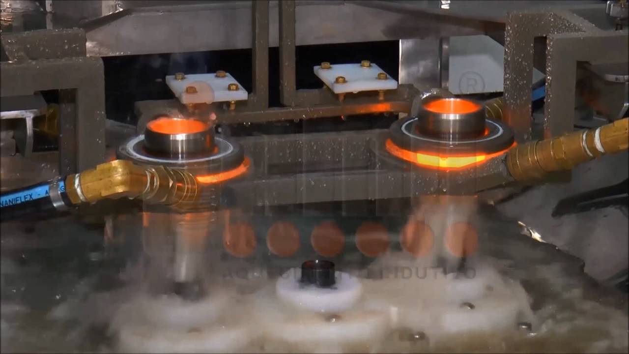 T&ecirc;mpera por indu&ccedil;&atilde;o em eixos pinos e buchas etc. Hardening Induction - JAMO Brasil