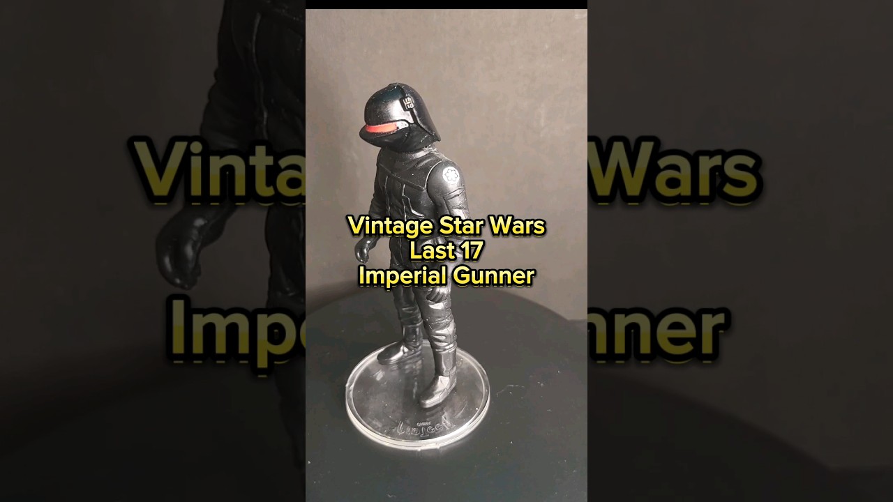 Vintage Star Wars Last 17 Figure Imperial Gunner. #starwarsfigures #last17 #vintagetoys