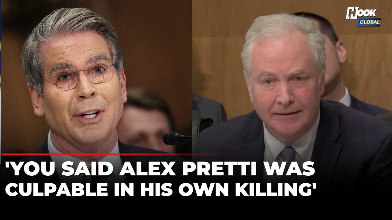 'I Didn't Say That At All': Van Hollen Puts Bessent On Tight Spot Over Alex Pretti Killing | ICE