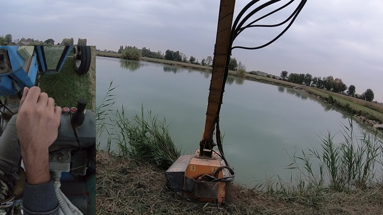 Tractor VLOG #EP 3 - LANDINI 5500! TAGLIAMO LE RIVE DELLA CAVA! [GoPro POV]