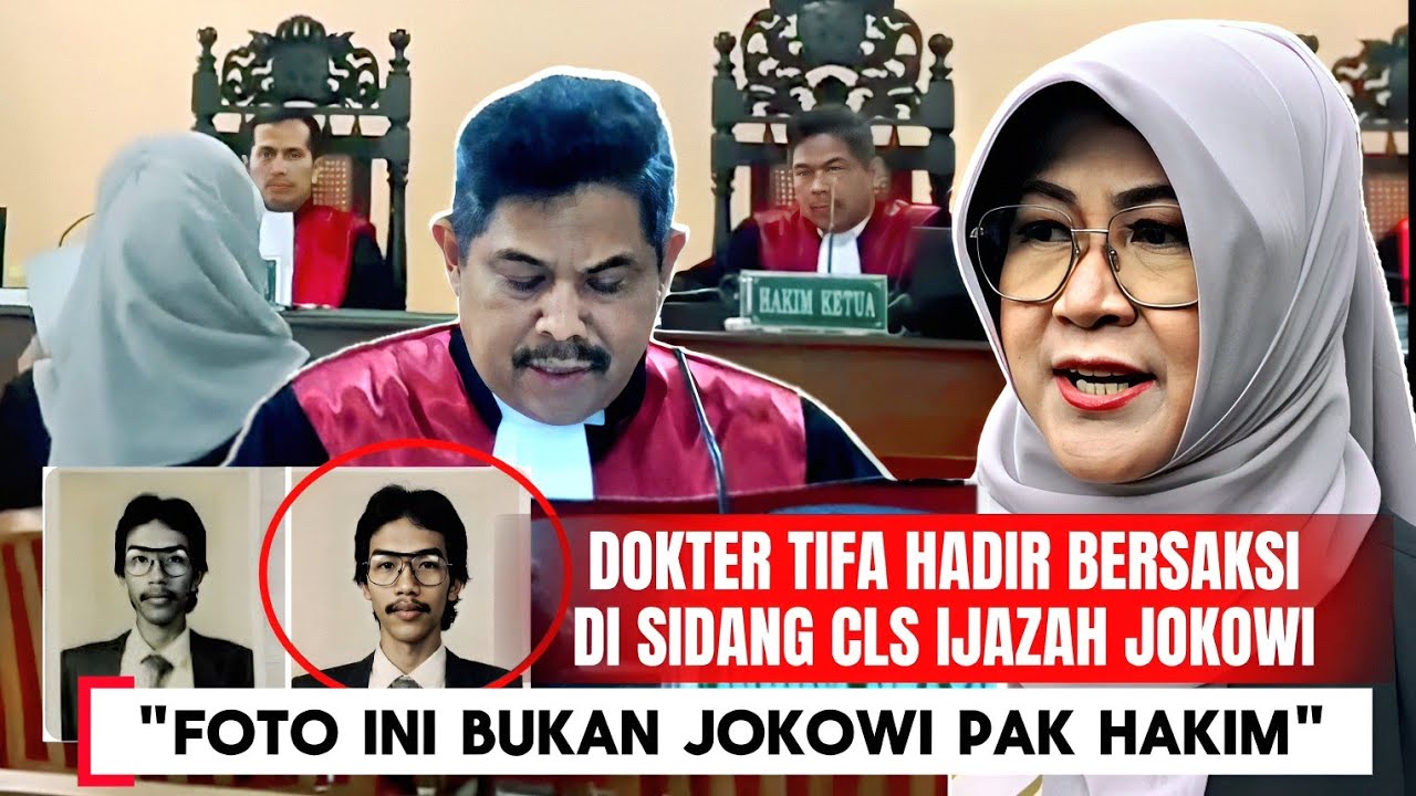 PANAS ! Dokter Tifa Bersaksi di Sidang CLS Ijazah Jokowi ! Diwarnai Keberatan Kuasa Hukum Jokowi 