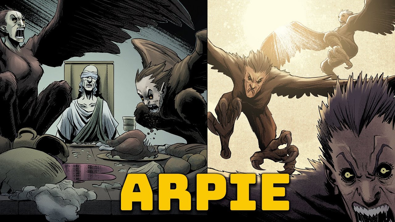 Arpie - I Mostri Alati della Mitologia Greca - Storia e Mitologia Illustrate