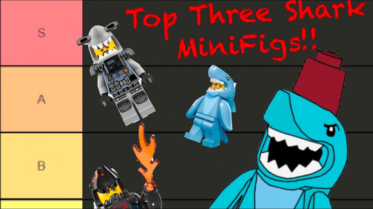 Top 3 Lego Shark Minifgs!! (Shark Week Extravaganza part 2!)