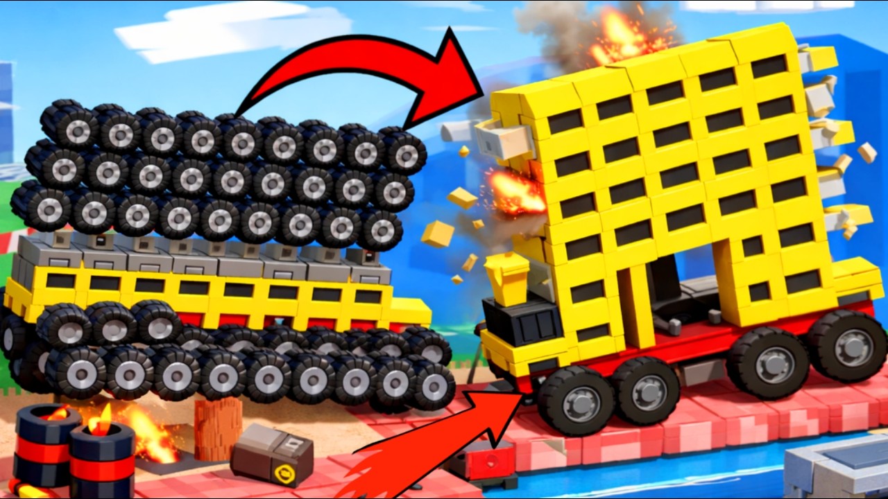 Fancade.New Drive Mad.Big Wheel All New Levels Gameplay Walkthrough, Android, Enjoy!!! EP-No 19