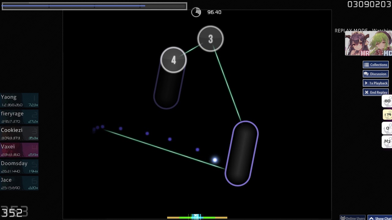Cookiezi | Sota Fujimori - polygon [unhinged] HDHR 94.57% Pass (393x/1046x) — 7.92*