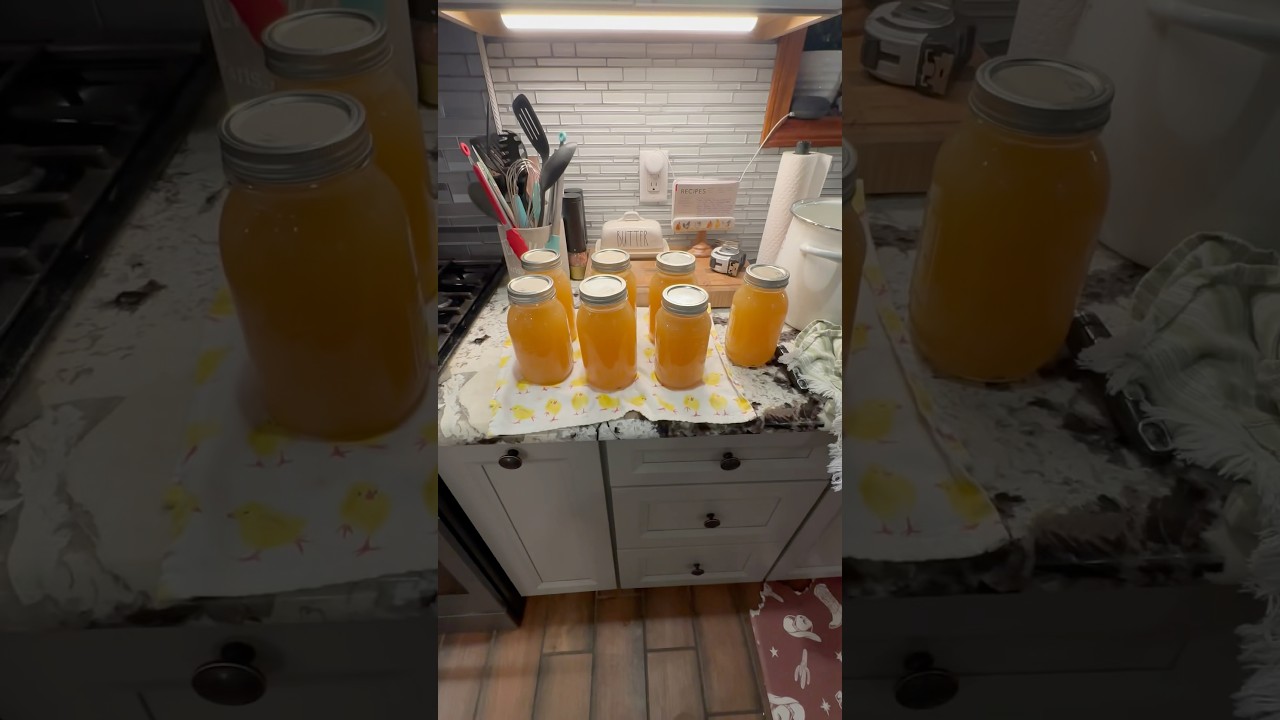 Canning chicken broth