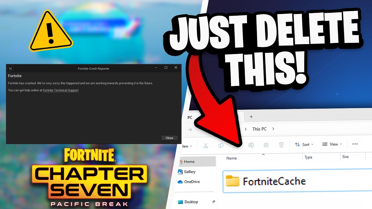 How To Fix Fortnite Crashing on PC in Chapter Seven! (Fortnite Crash Reporter Fix)