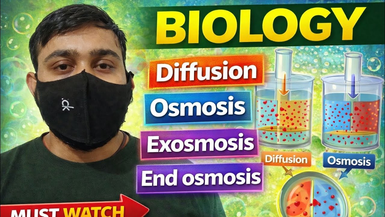 Diffusion and osmosis part -1 |🔥🏃🚩📈🫰➕➖➗✖️🥇👩‍💻👨‍🎤