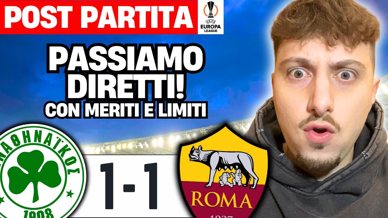 PANATHINAIKOS - ROMA 1-1 | Siamo agli ottavi! (ma ho tiltato)